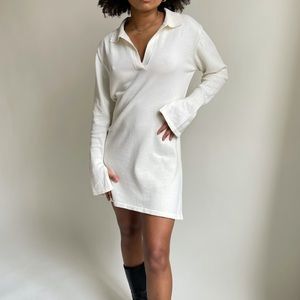 DJERF AVENUE GETAWAY DRESS CREAM